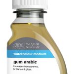 Winsor & Newton Watercolor Medium, Art Masking Fluid, 75ml (2.5oz) bottle,Yellow